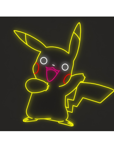 'Pikachu Pokémon' - Letrero de neón LED en ligne