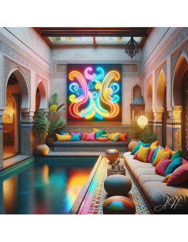 'Riad Marocain' - Letrero de neón LED vous aussi creer 