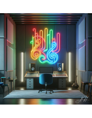 'Harmonic Neon' - Letrero de neón LED chez Cornerstreet bien 