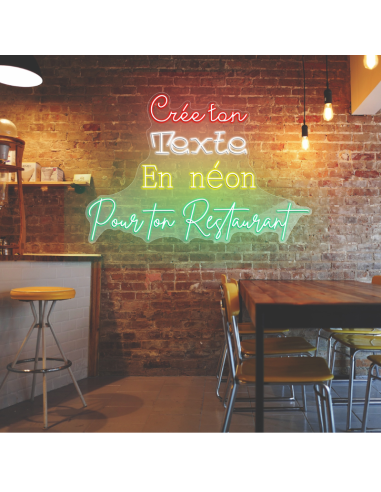 Néon personnalisé restaurant prix