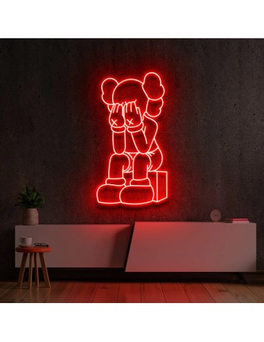 „KAWS“ – LED-Leuchtreklame pour bénéficier 