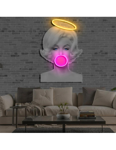 „MONROE“ – LED-Leuchtreklame vous aussi creer 