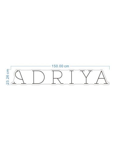 ADRIYA individuelles Neon Pour